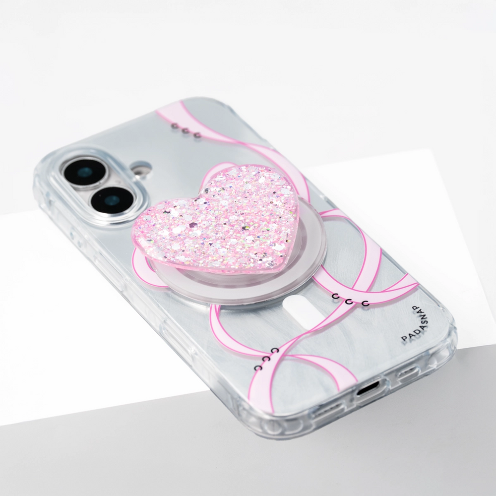 Starry Ribbons | Blue Radiation MagSafe Phone Case Grip Set