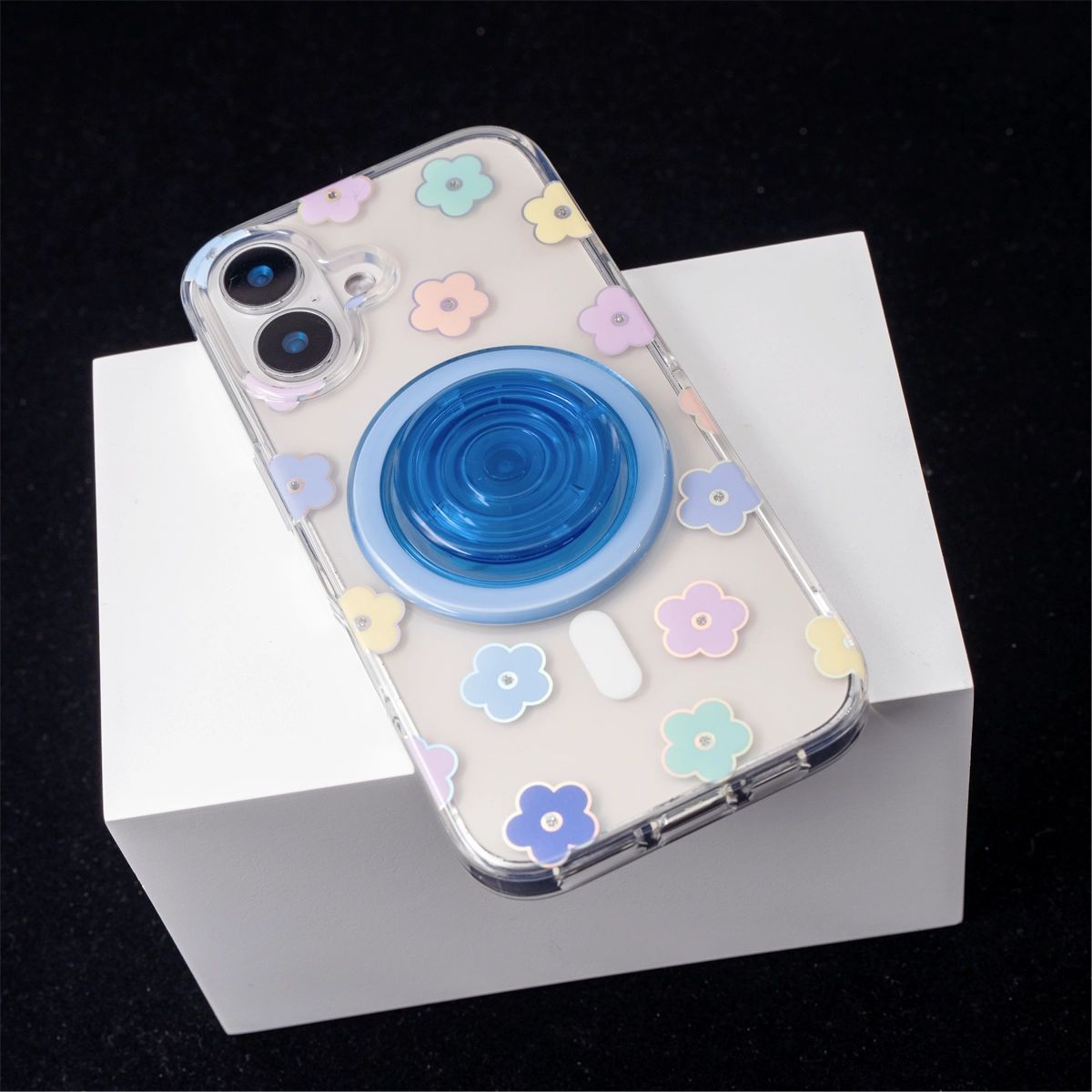 Laser Bloom | Flower MagSafe Phone Case Grip Set