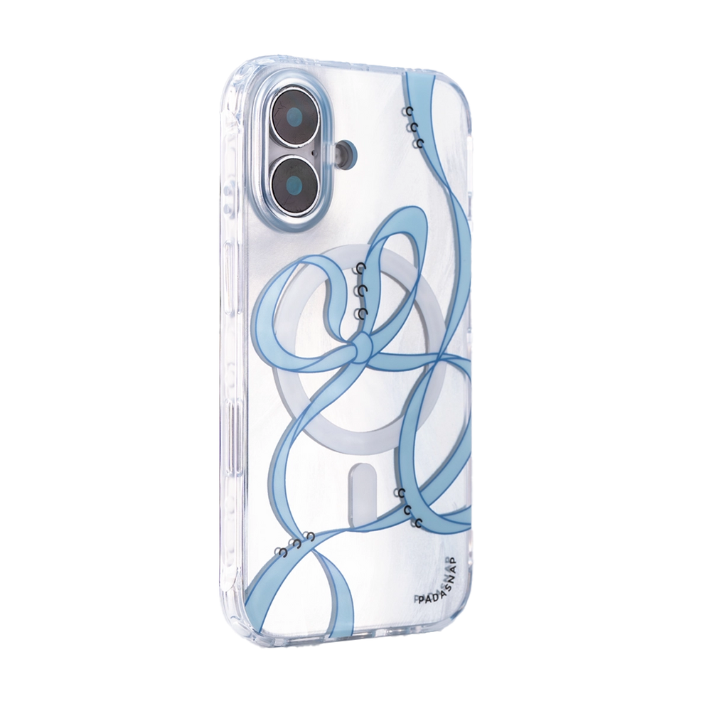 Starry Ribbons | Blue Radiation MagSafe Phone Case