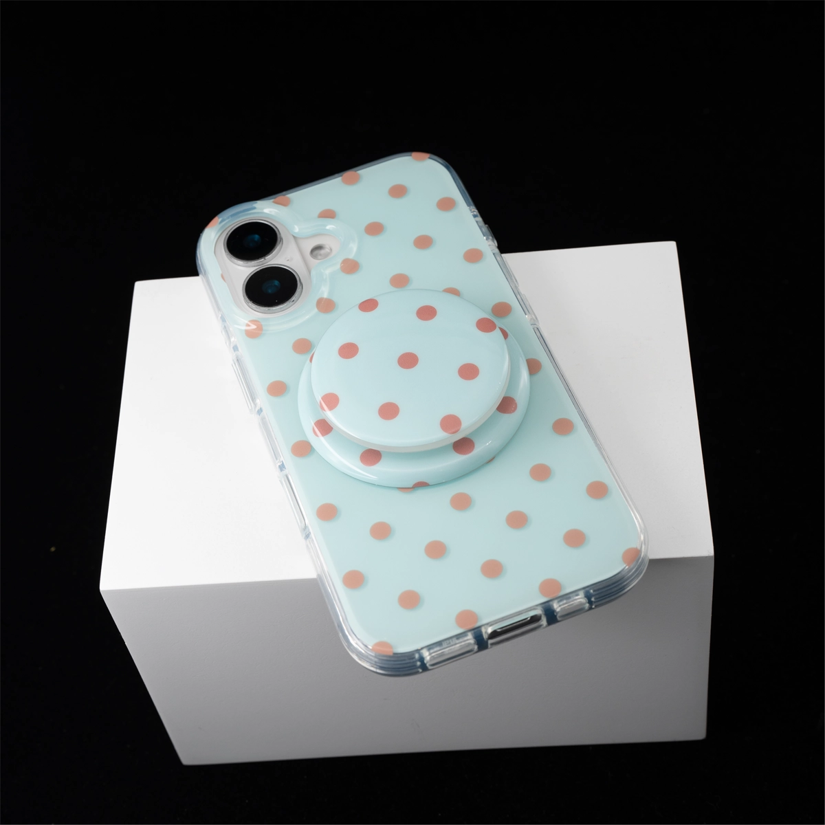 SugarRush Polka Dot | Green MagSafe Phone Case Grip Set