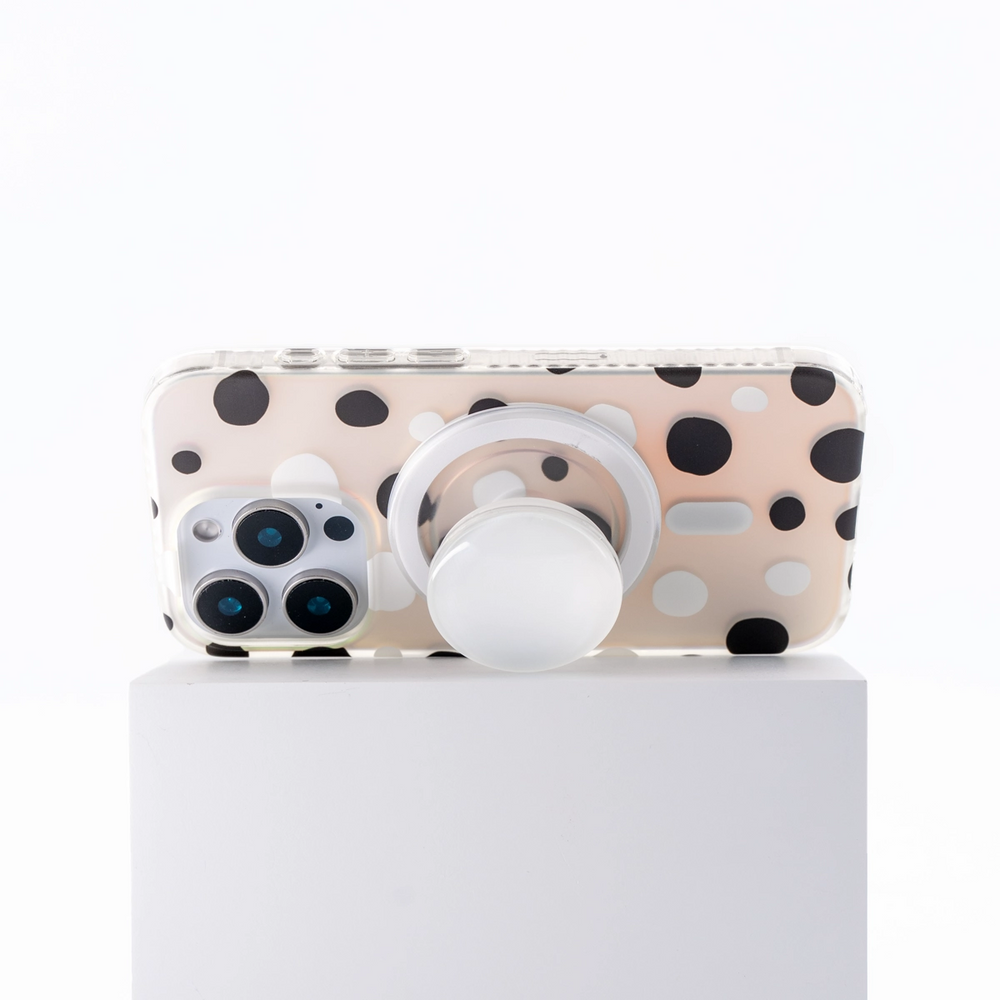LolliLoop | White MagSafe Phone Case With Grip