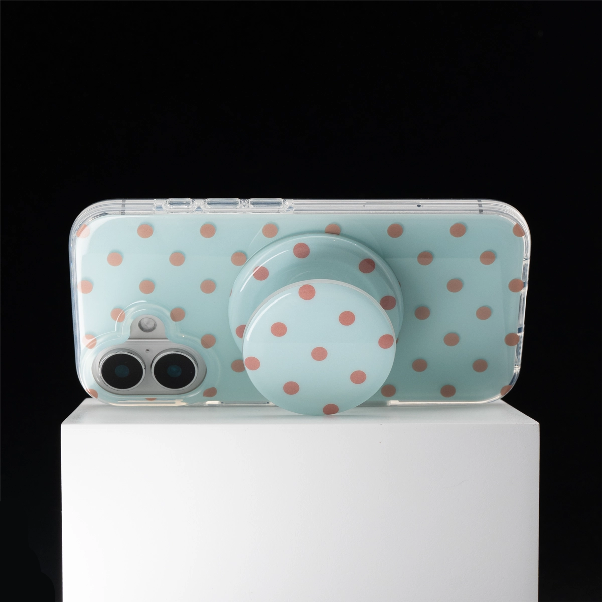SugarRush Polka Dot | Green MagSafe Phone Case Grip Set
