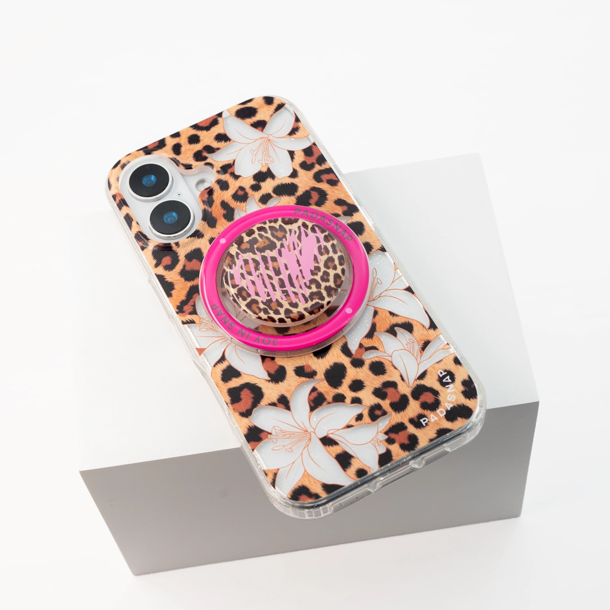 Sassy Jungle | Brown MagSafe Phone Case Grip Set