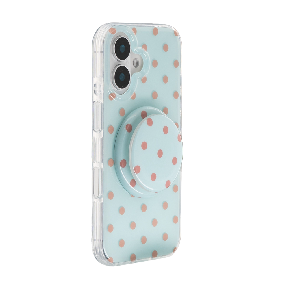 SugarRush Polka Dot | Yellow MagSafe Phone Case Grip Set