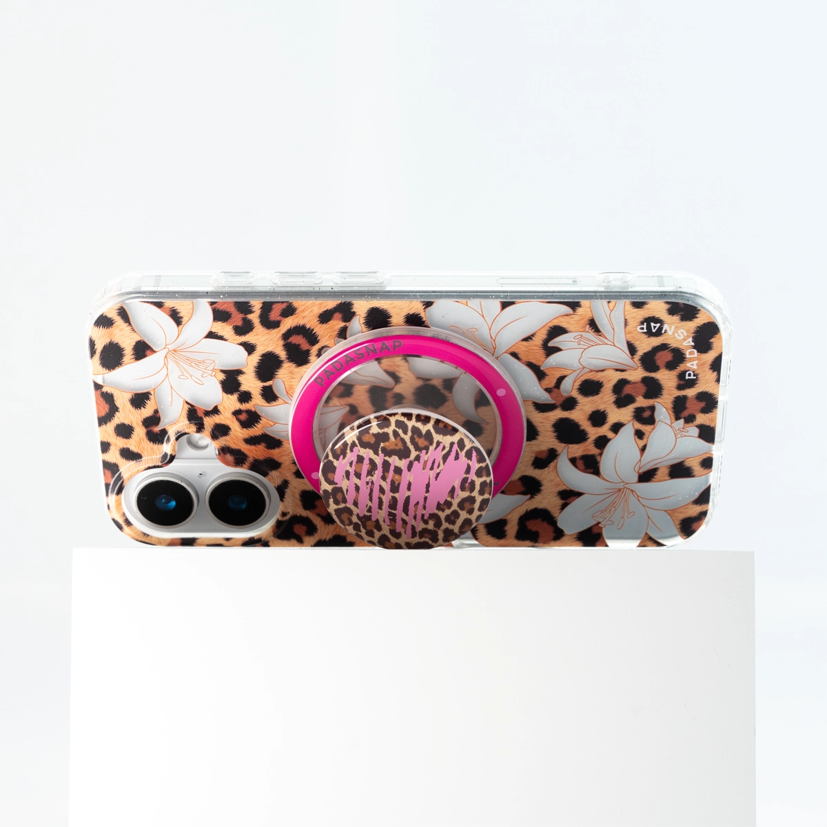 Sassy Jungle | Brown MagSafe Phone Case Grip Set