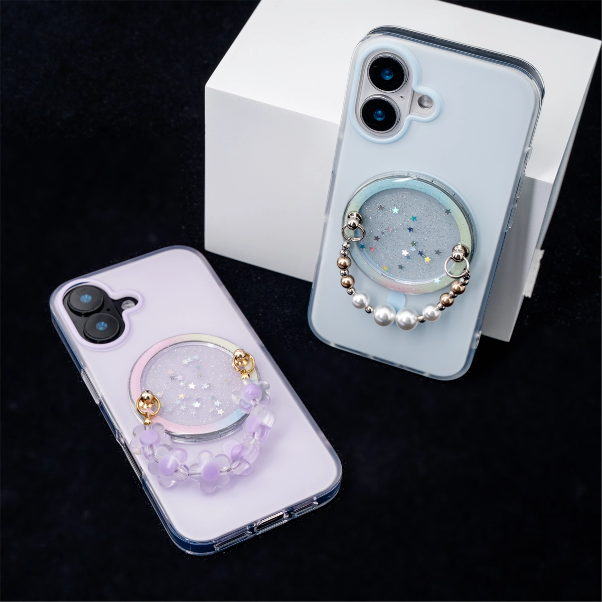 Glimmer Daisy Chain | MagSafe Phone Case Grip Set