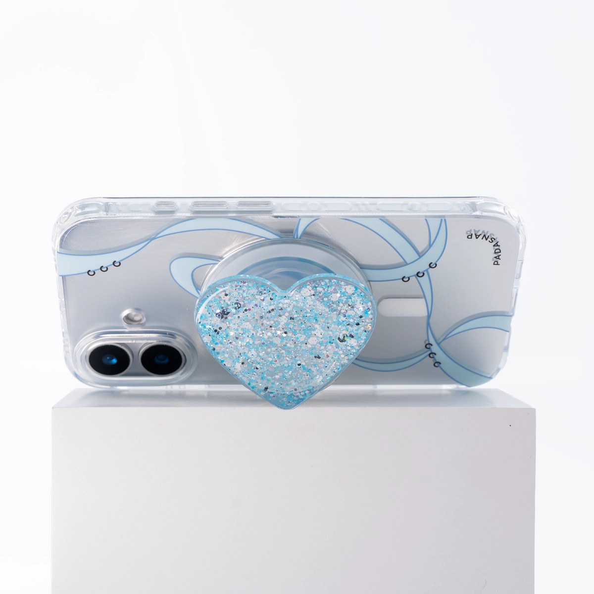 Starry Ribbons | Blue Quicksand MagSafe Phone Case Grip Set