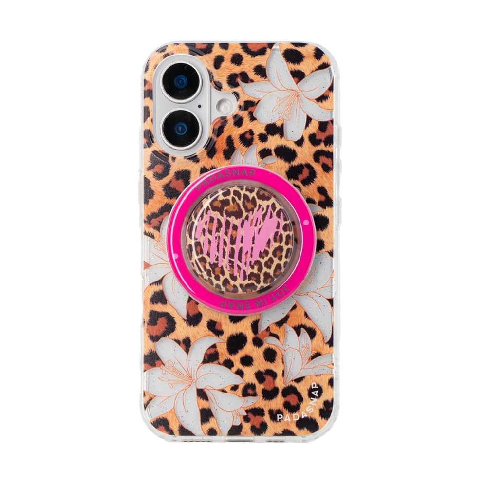 Sassy Jungle | Pink MagSafe Phone Case Grip Set