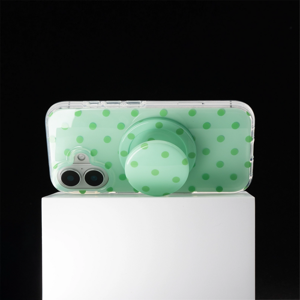 SugarRush Polka Dot | Yellow MagSafe Phone Case Grip Set