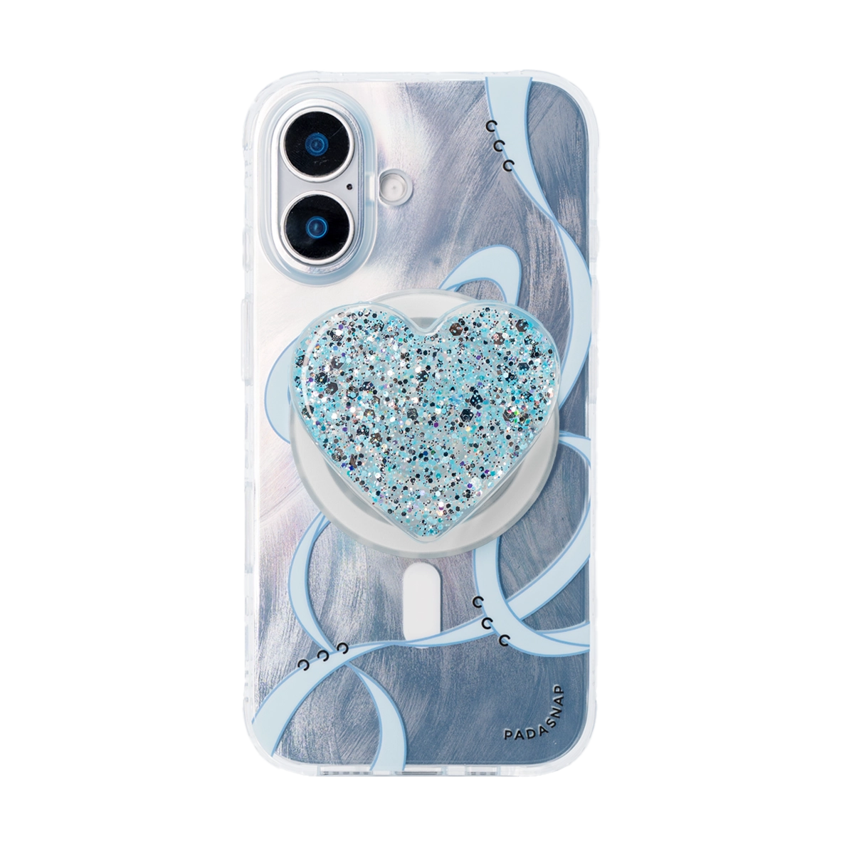Starry Ribbons | Blue Quicksand MagSafe Phone Case Grip Set