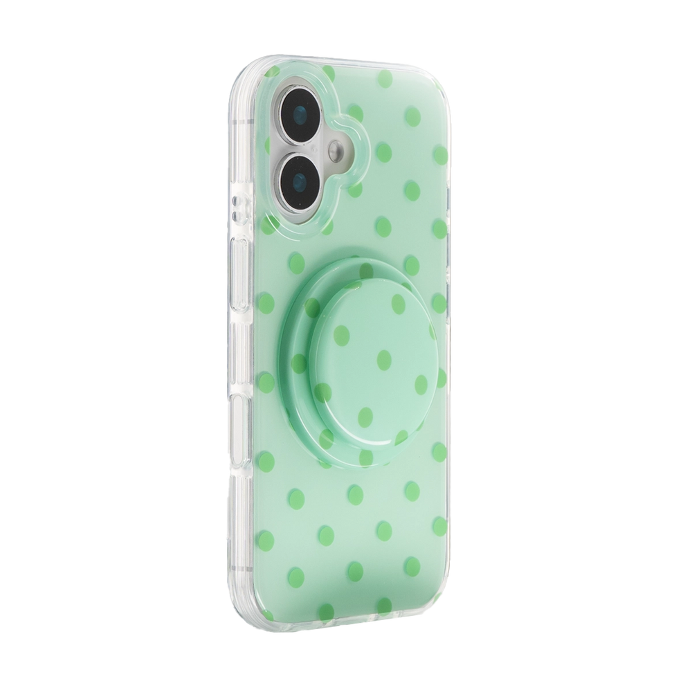 SugarRush Polka Dot | Yellow MagSafe Phone Case Grip Set