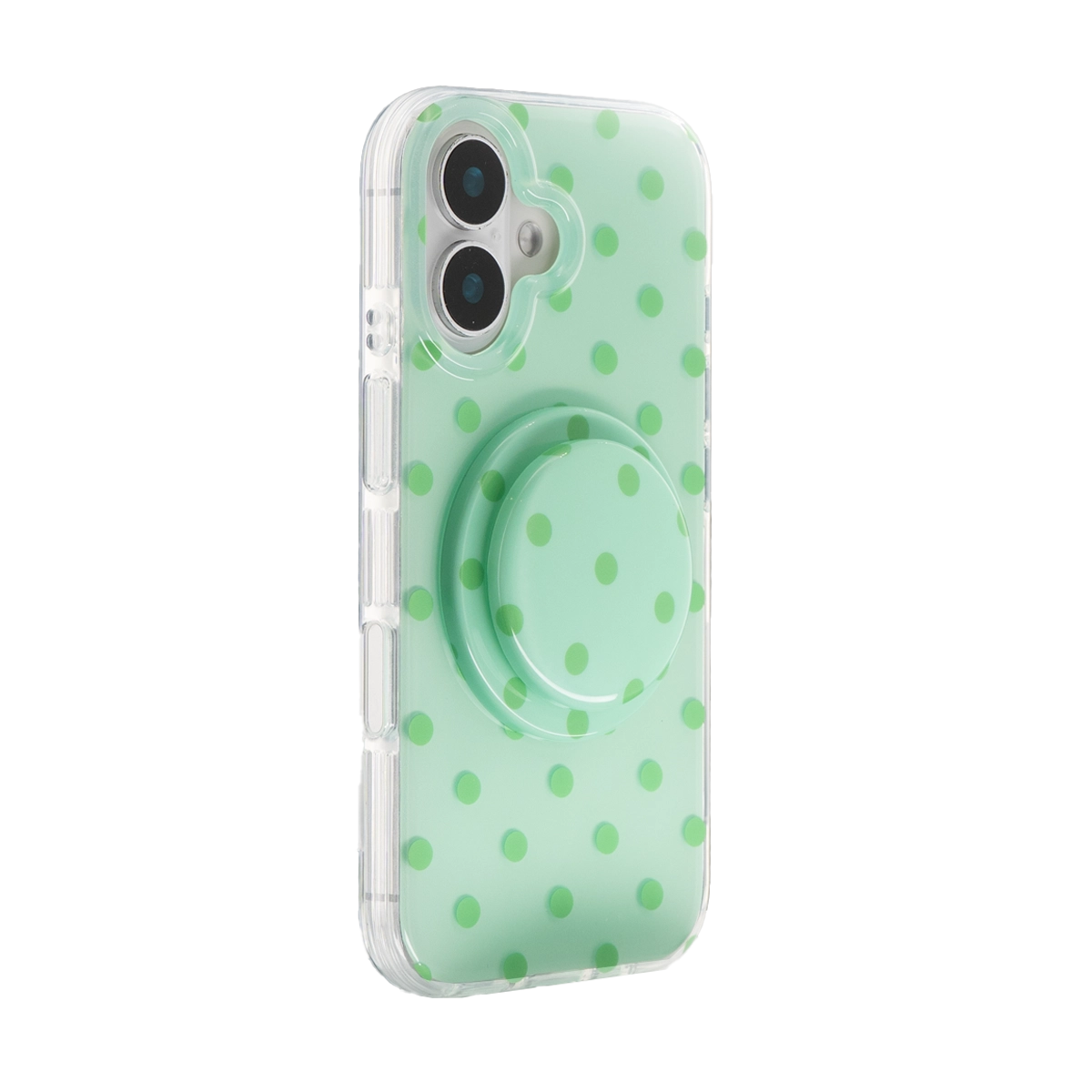 SugarRush Polka Dot | Green MagSafe Phone Case Grip Set