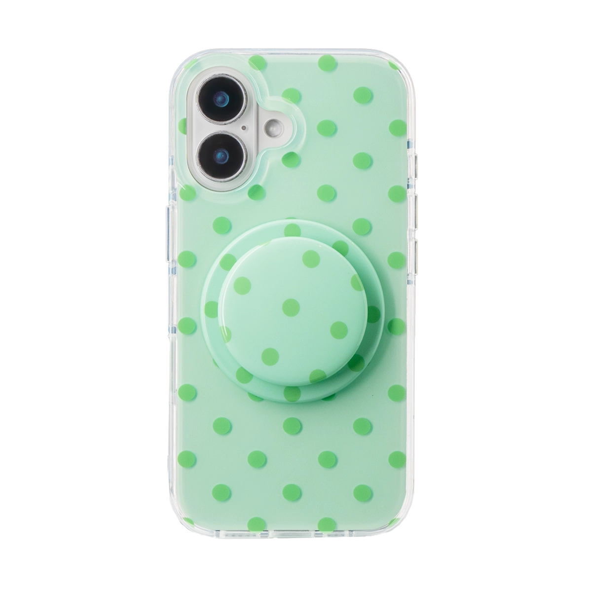 SugarRush Polka Dot | Green MagSafe Phone Case Grip Set
