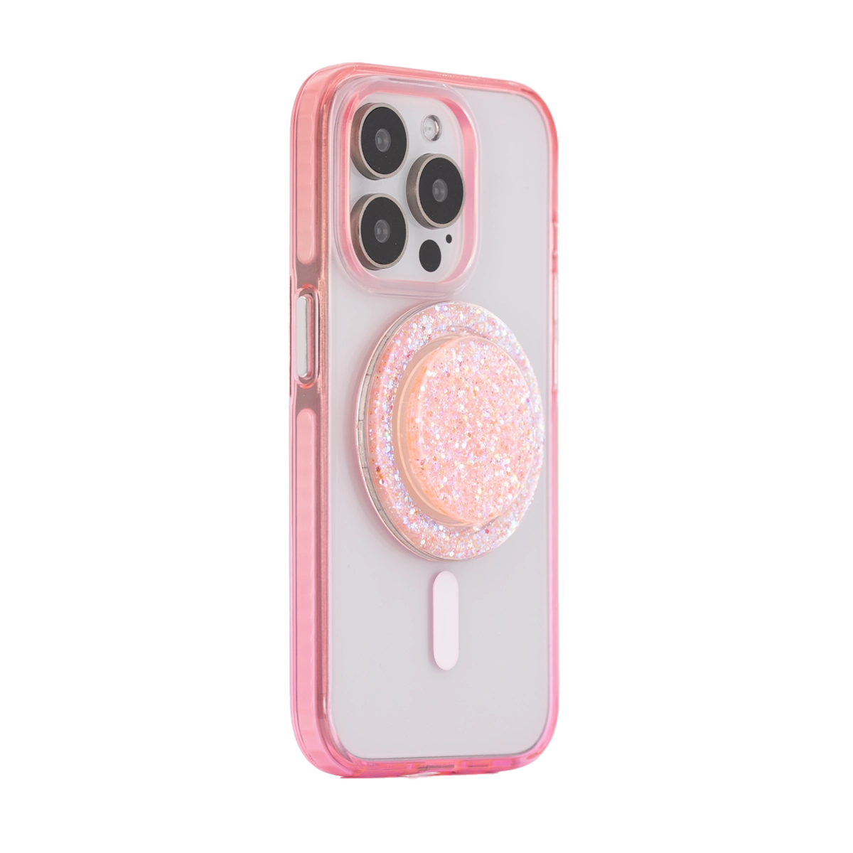 GlitzEdge | Pink MagSafe Phone Case Grip Set
