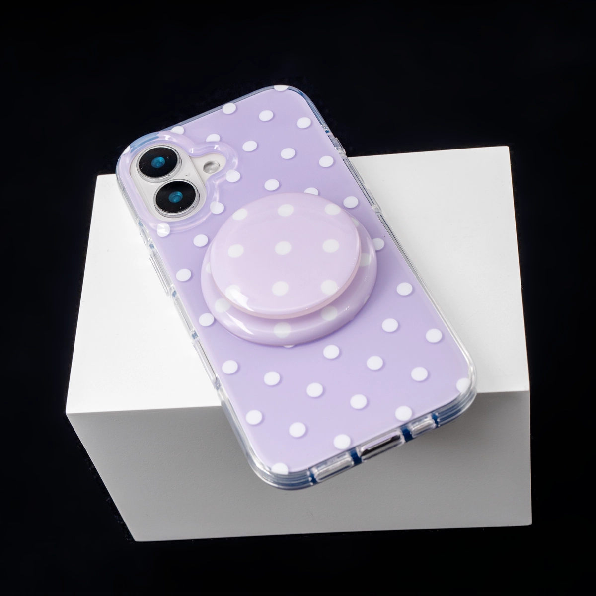 SugarRush Polka Dot | Green MagSafe Phone Case Grip Set