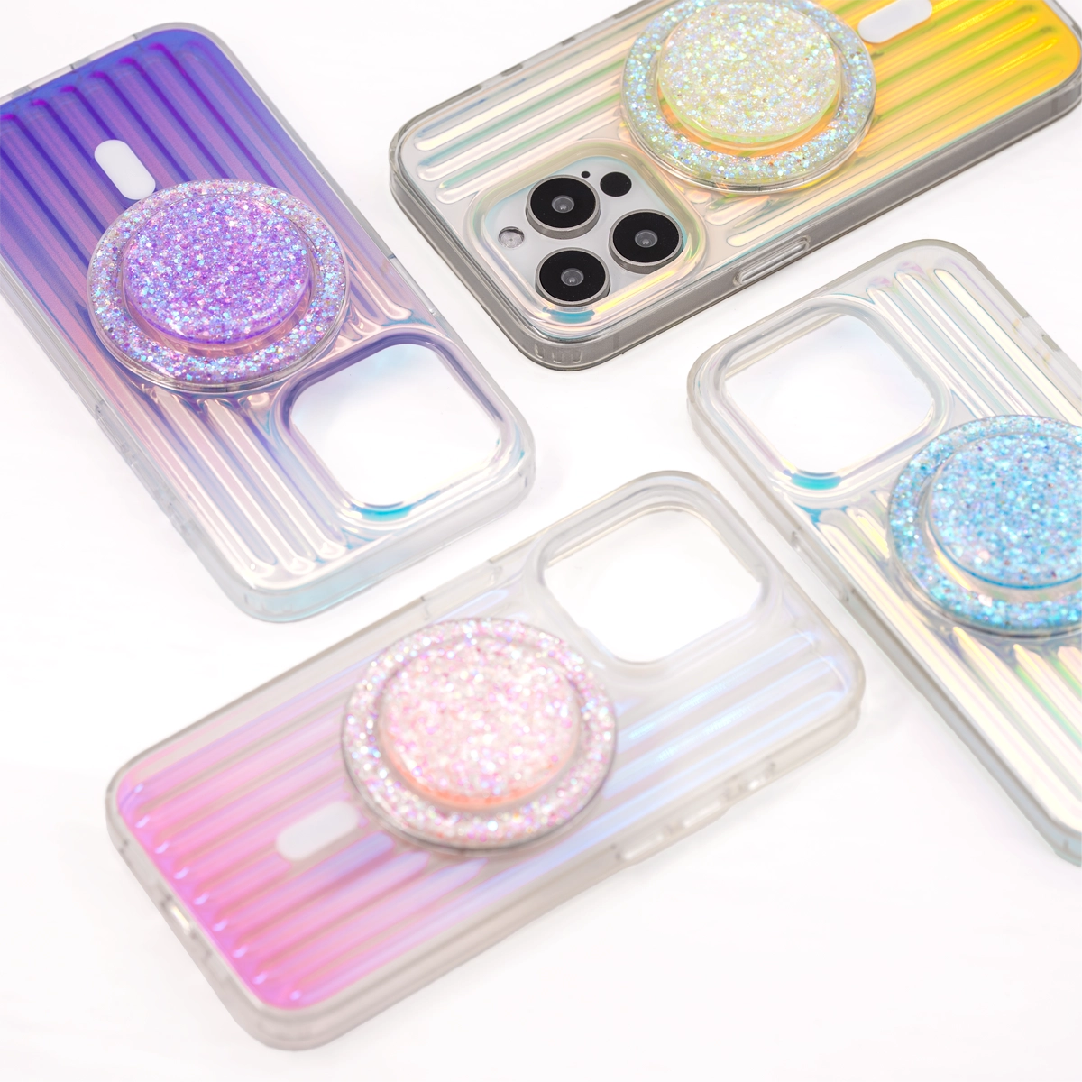 Aurora Valise | Gold MagSafe Phone Case Grip Set