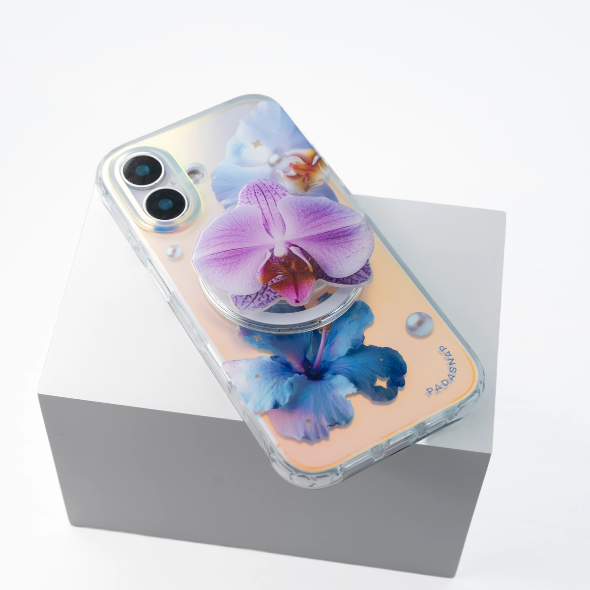 GlamFlora | Pink MagSafe Phone Case Grip Set
