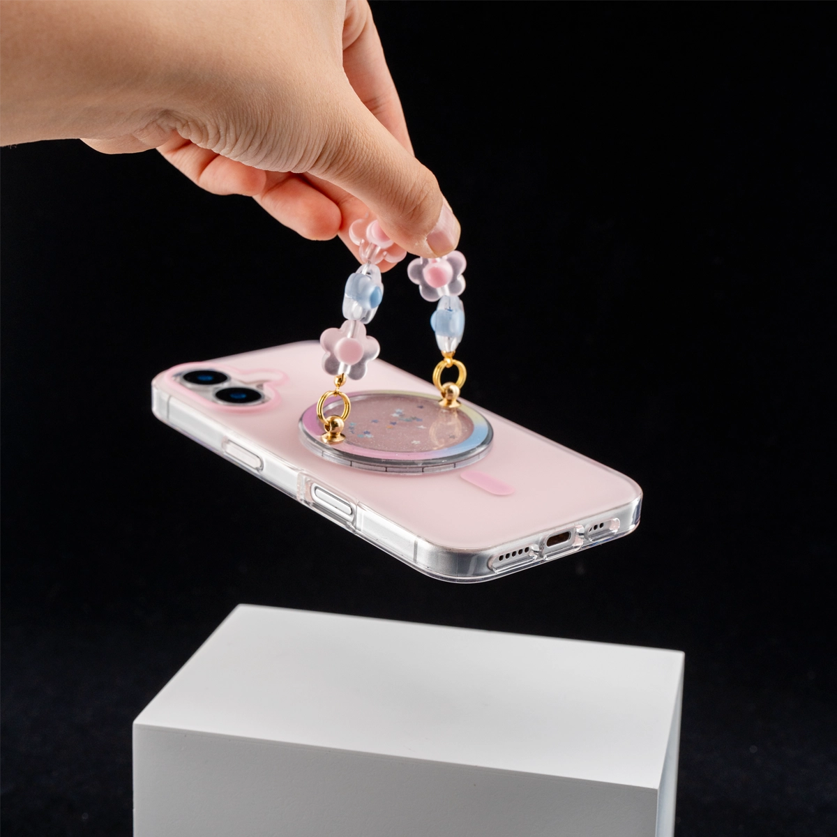 Glimmer Daisy Chain | MagSafe Phone Case Grip Set