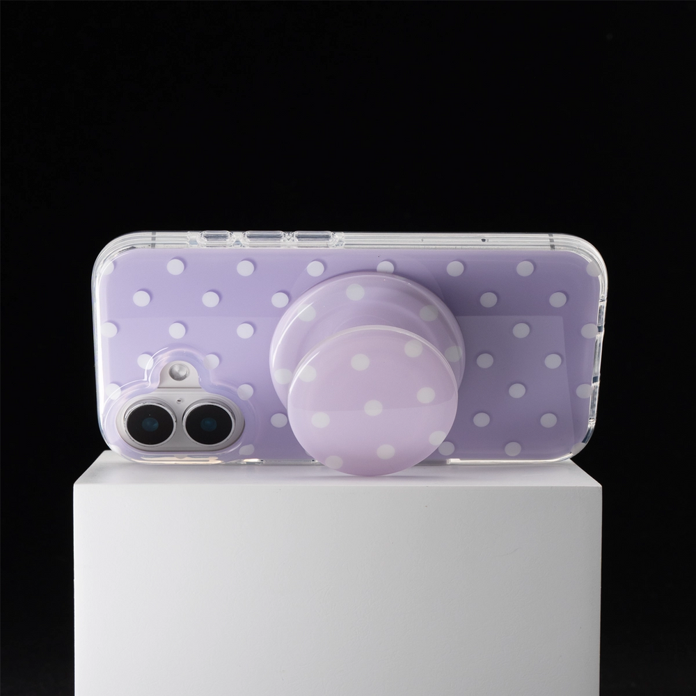 SugarRush Polka Dot | Yellow MagSafe Phone Case Grip Set