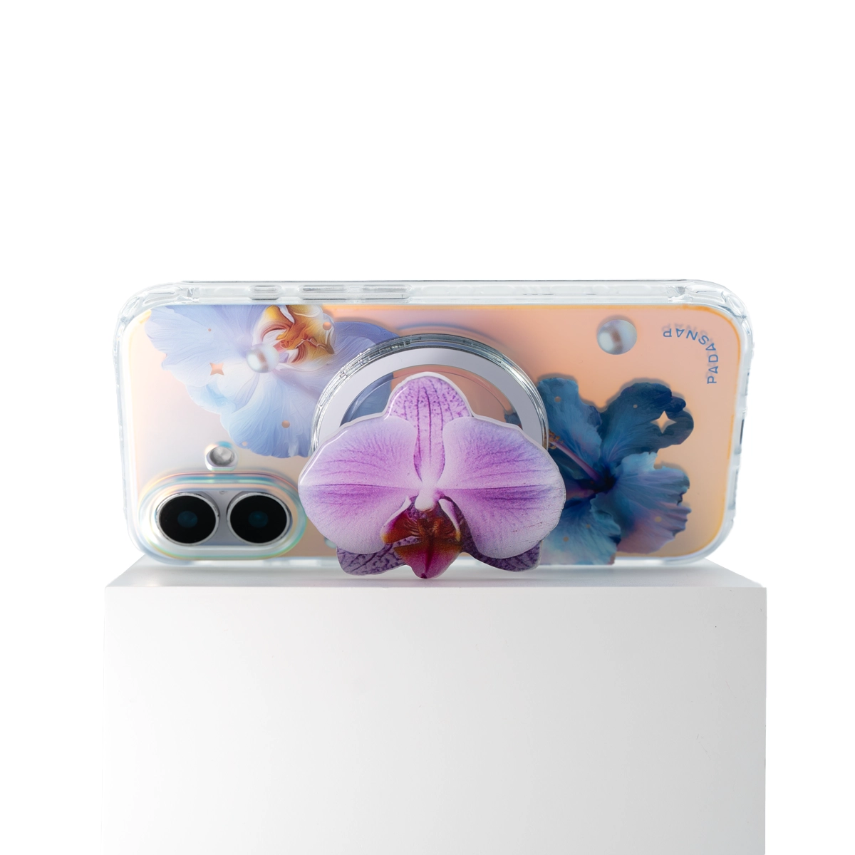 GlamFlora | Pink MagSafe Phone Case Grip Set