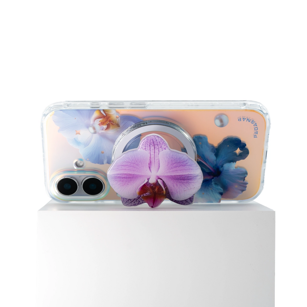 GlamFlora | Blue MagSafe Phone Case Grip Set