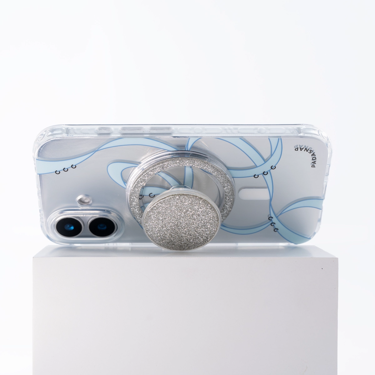 Starry Ribbons | Blue Quicksand MagSafe Phone Case Grip Set