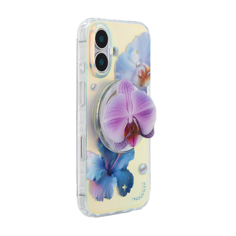 GlamFlora | Blue MagSafe Phone Case Grip Set