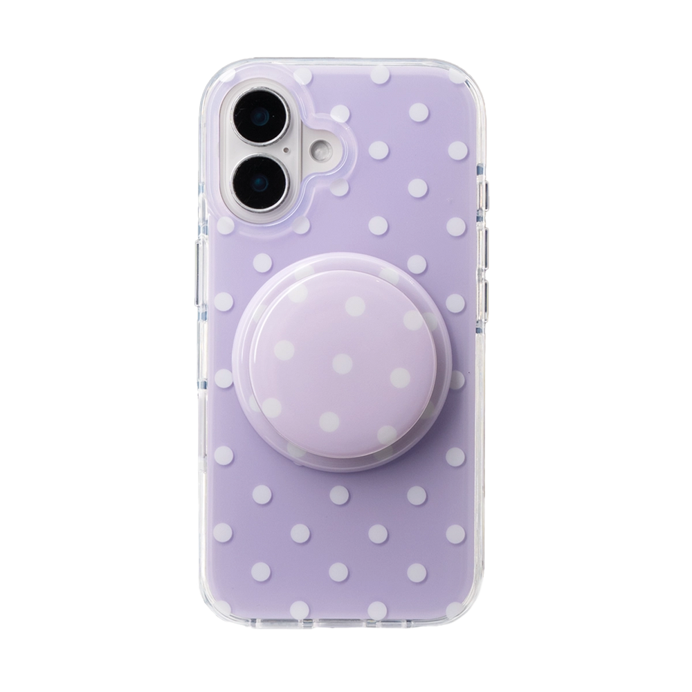 SugarRush Polka Dot | Yellow MagSafe Phone Case Grip Set