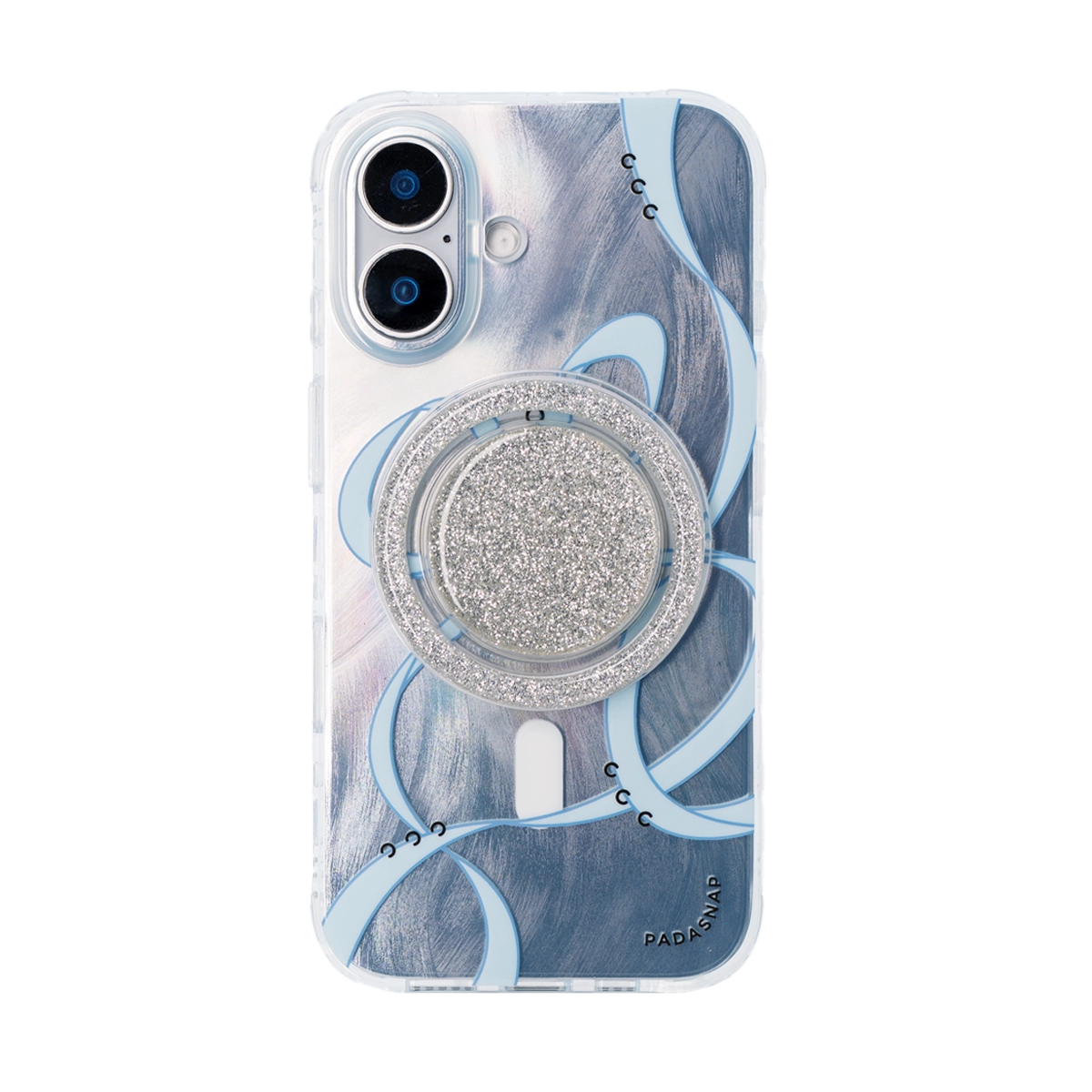 Starry Ribbons | Blue Quicksand MagSafe Phone Case Grip Set