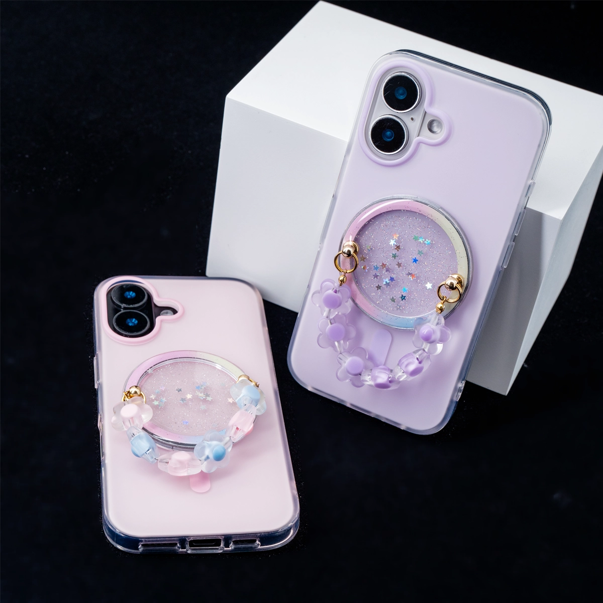 Glimmer Daisy Chain | MagSafe Phone Case Grip Set