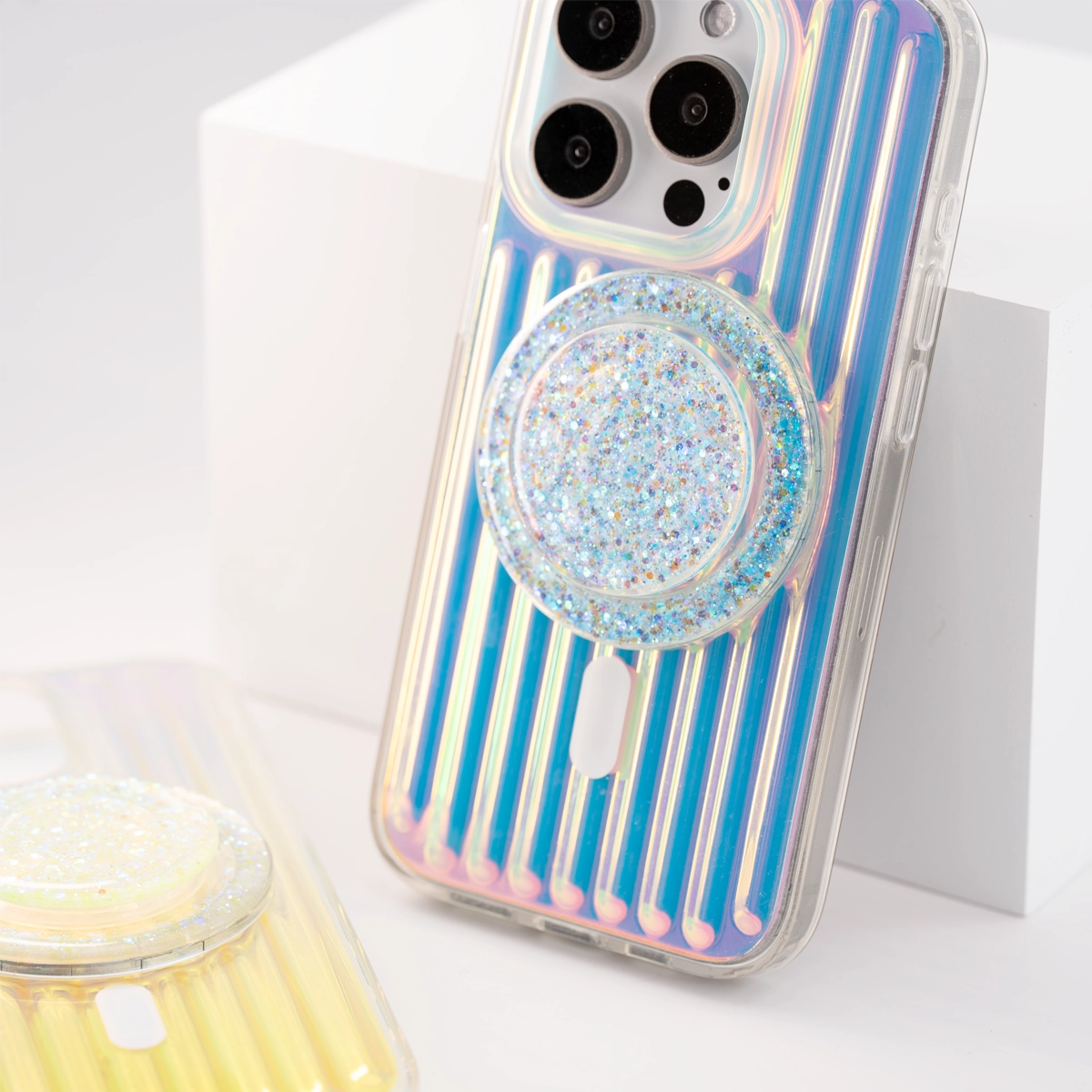 Aurora Valise | Gold MagSafe Phone Case Grip Set