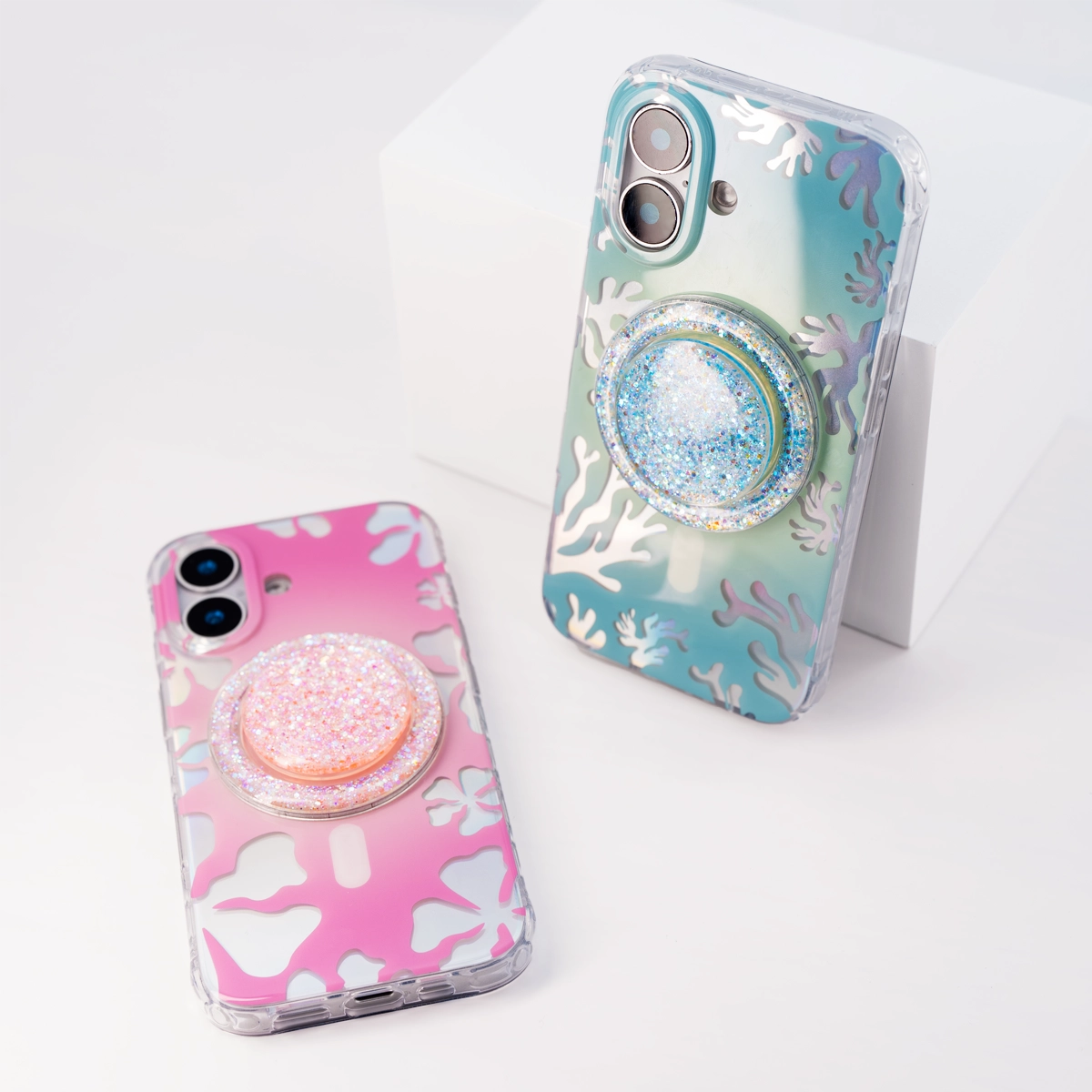SunnyWrap | Pink MagSafe Phone Case Grip Sets