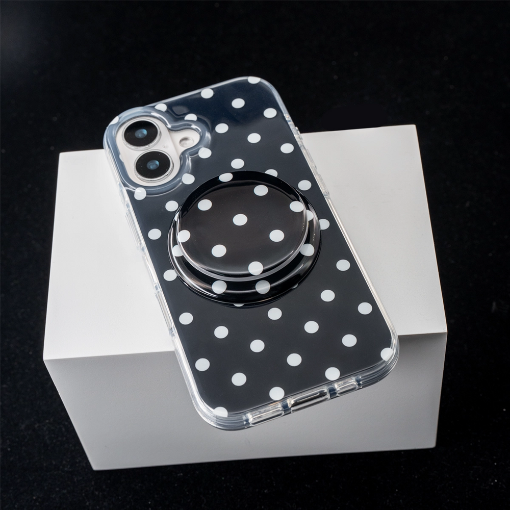 SugarRush Polka Dot | Yellow MagSafe Phone Case Grip Set