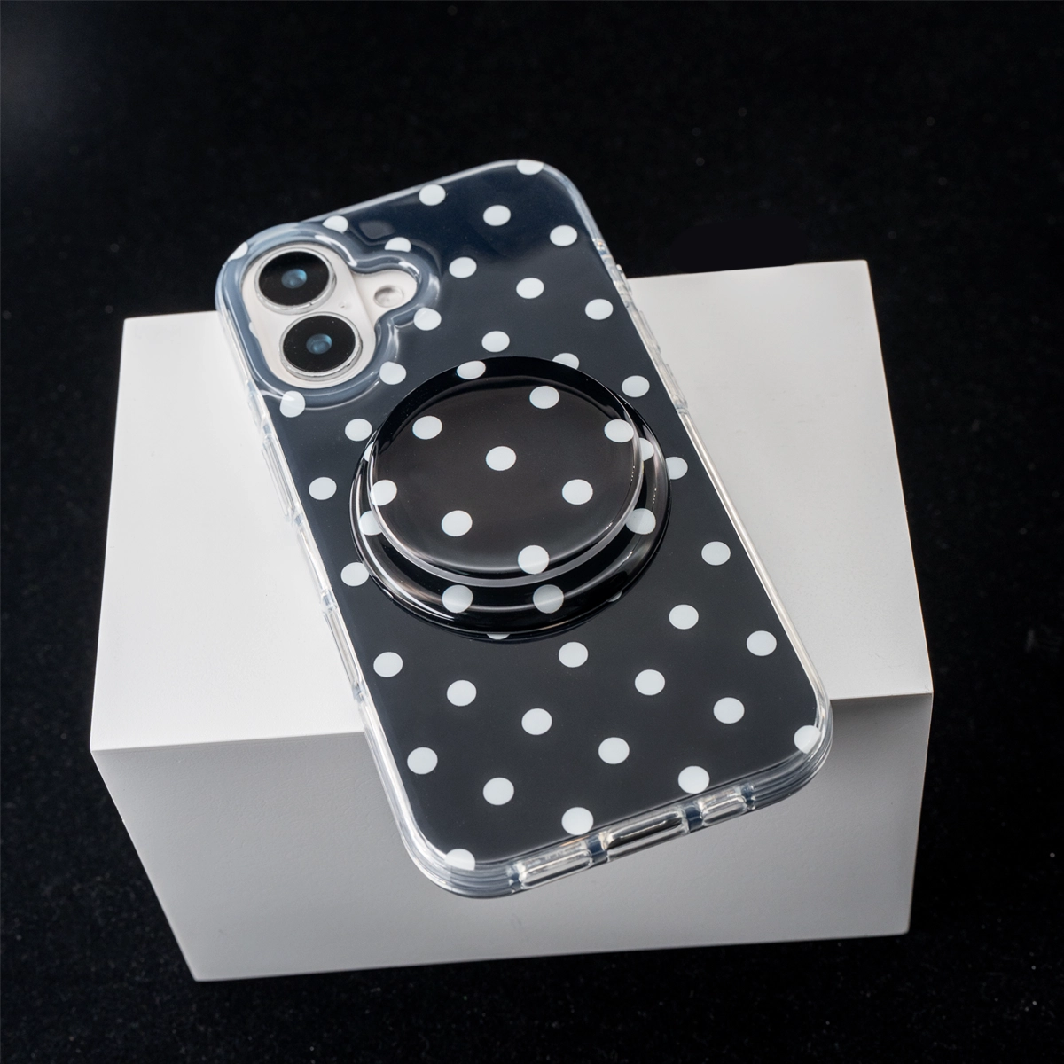 SugarRush Polka Dot | Green MagSafe Phone Case Grip Set