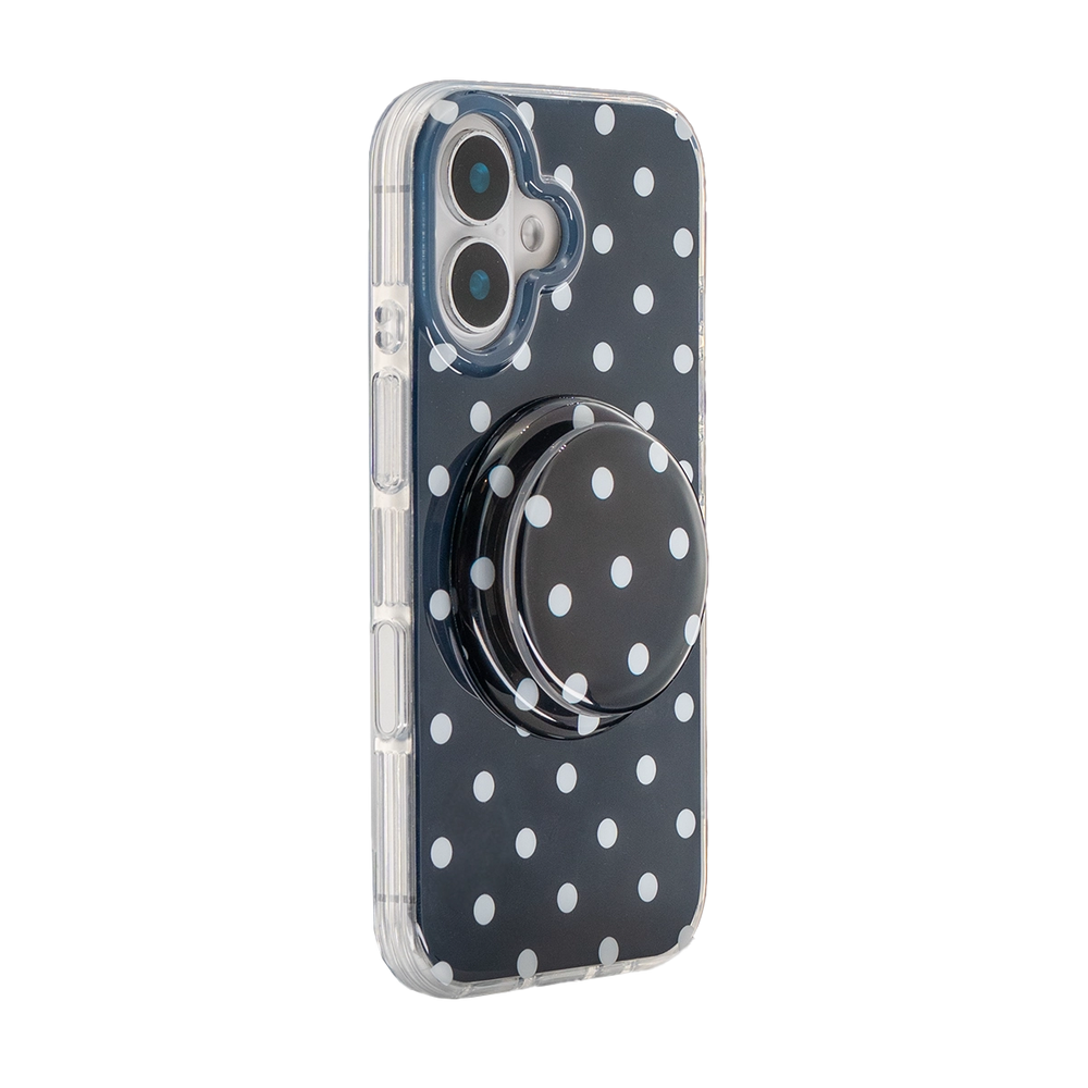 SugarRush Polka Dot | Yellow MagSafe Phone Case Grip Set