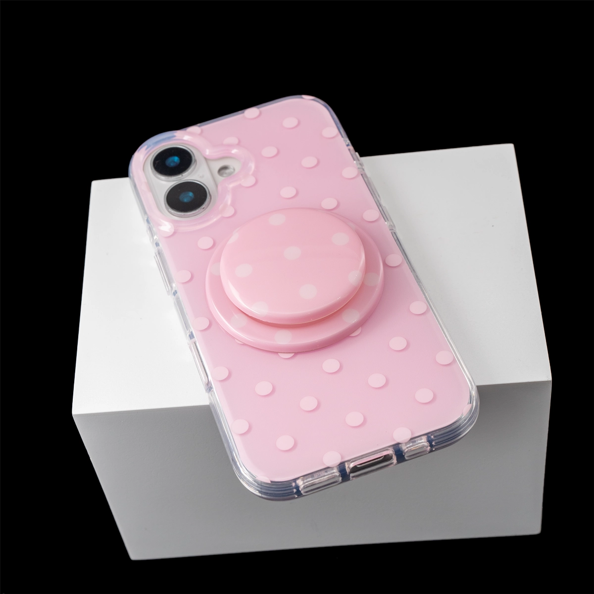 SugarRush Polka Dot | Green MagSafe Phone Case Grip Set