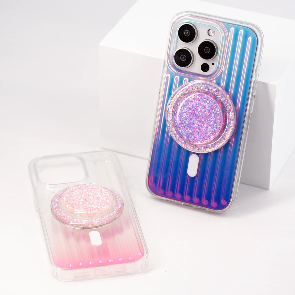 Aurora Valise | Gold MagSafe Phone Case Grip Set