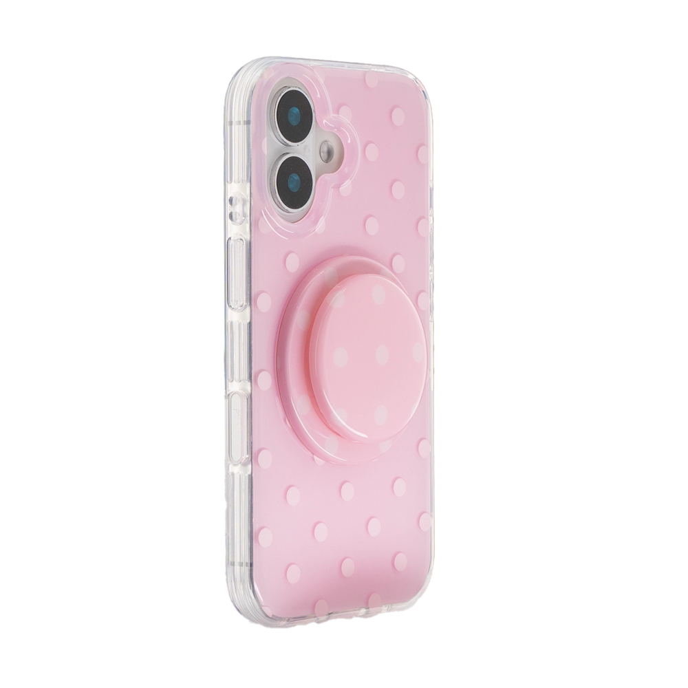 SugarRush Polka Dot | Yellow MagSafe Phone Case Grip Set