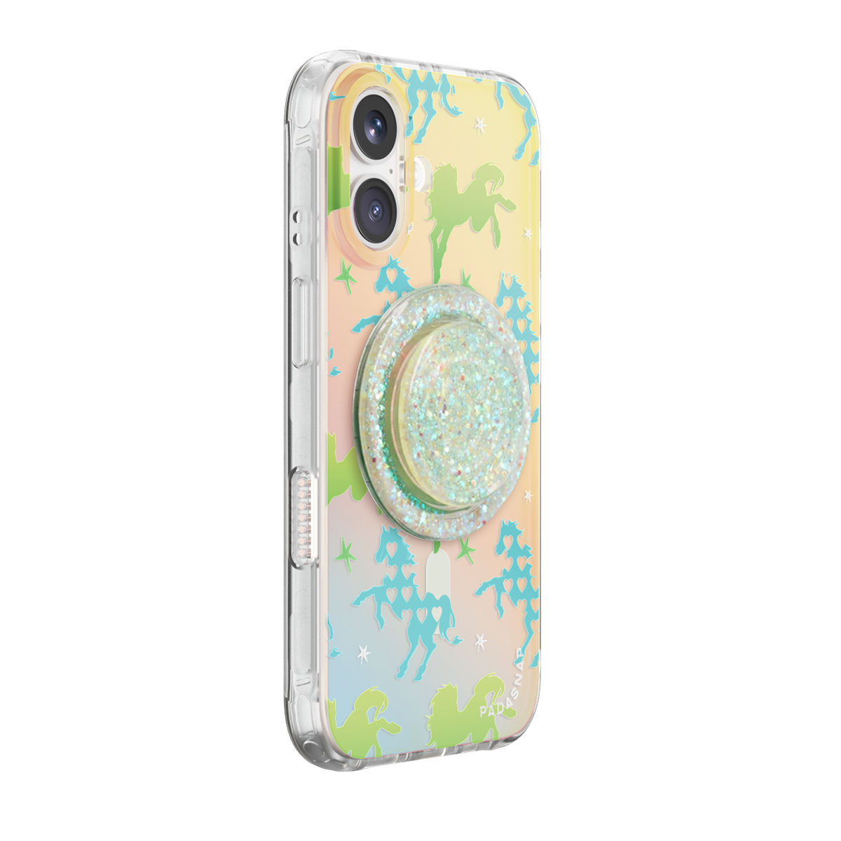 Pony Hugs Green MagSafe Phone Case Grip Set