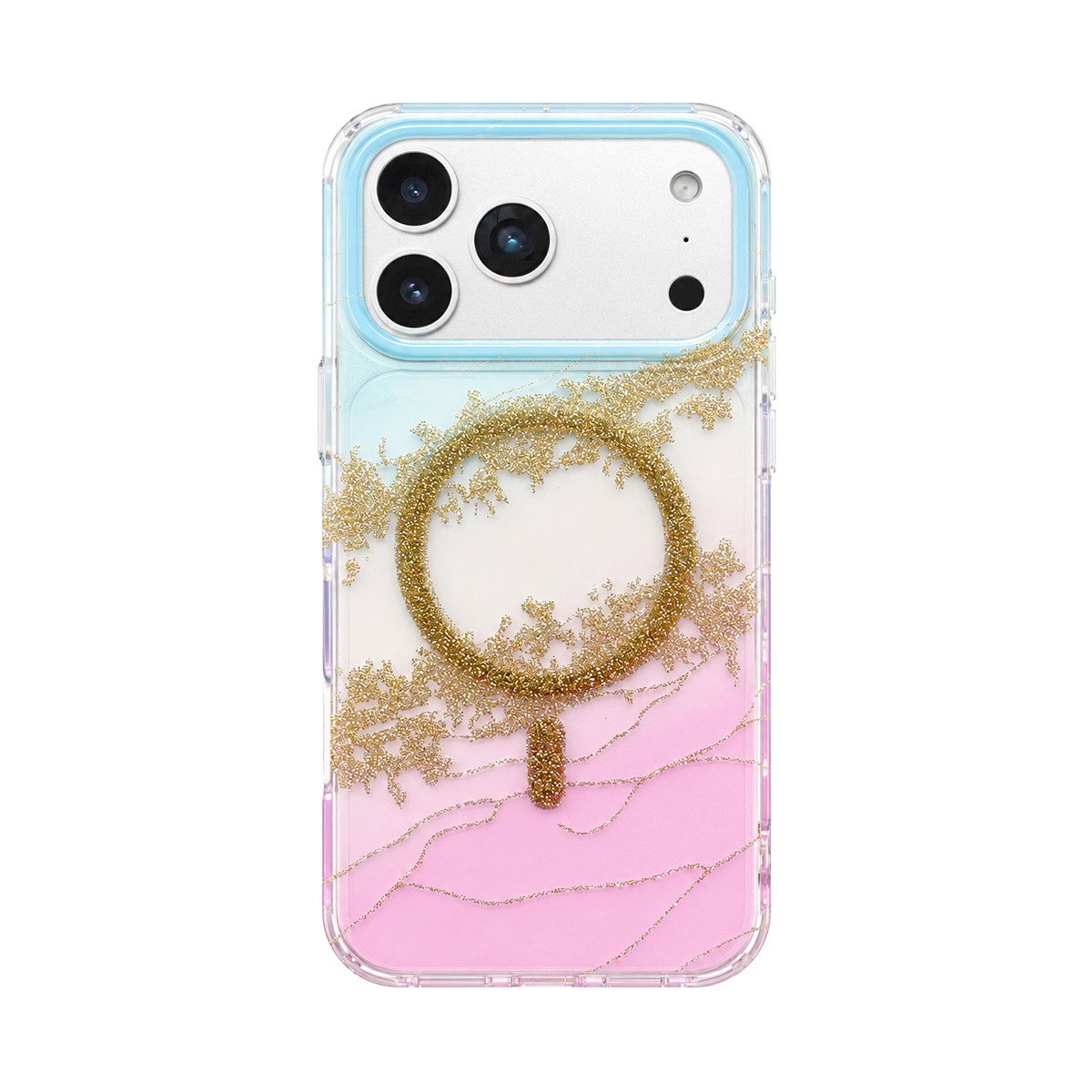 Gilded Gradient Clear MagSafe Phone Case