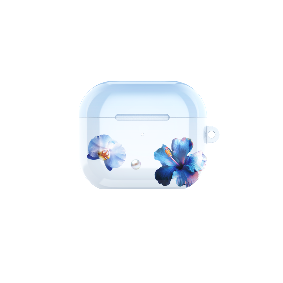GlamFlora Blue Airpods Case