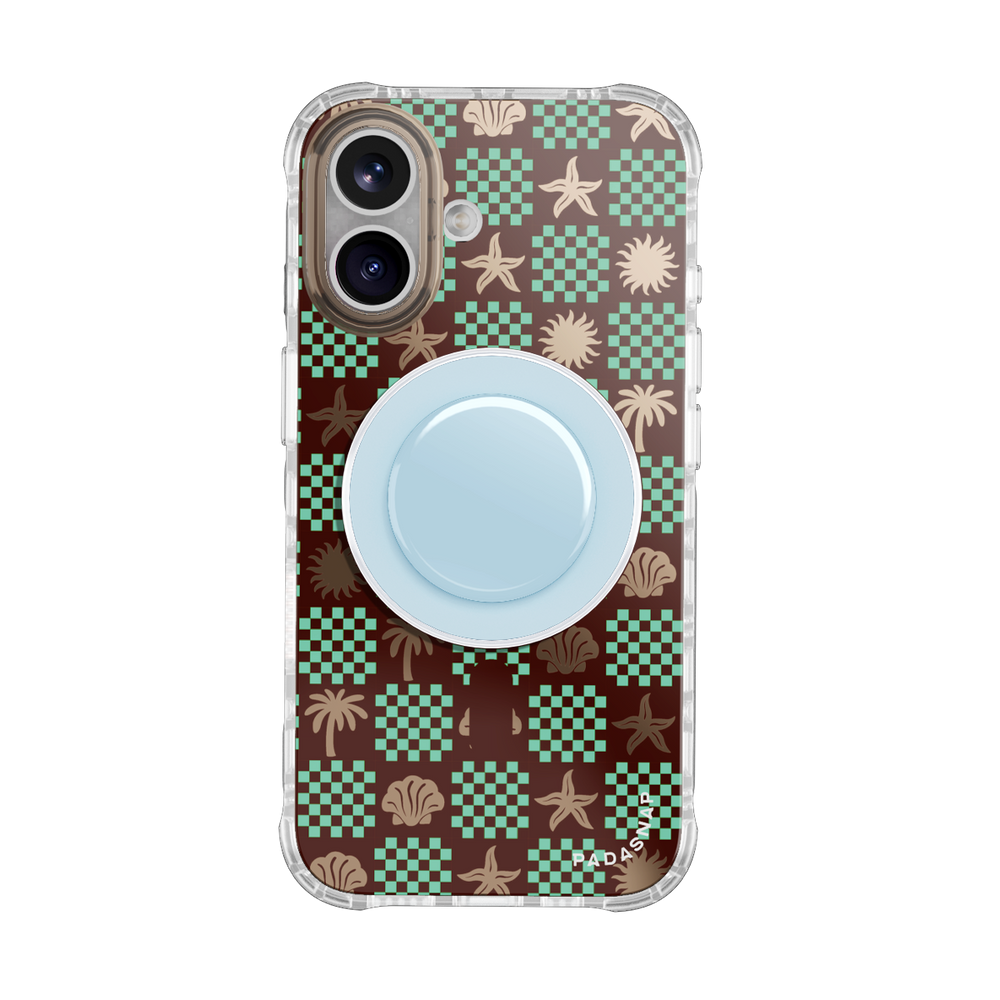 MochaTide | Green MagSafe Phone Case Grip Set