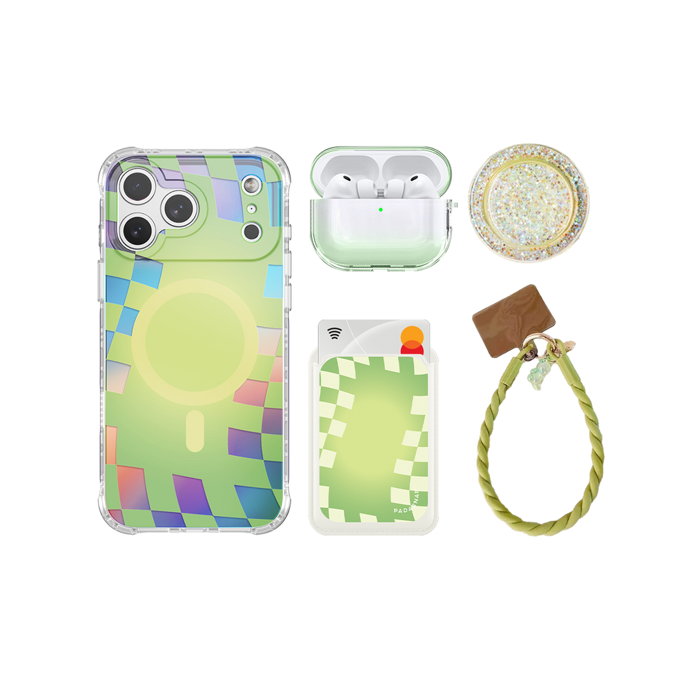SunnyWrap Green iPhone Bundle Set