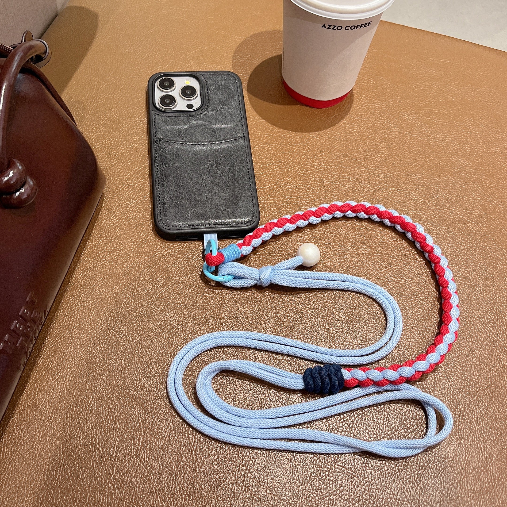 PEARL WEAVE | Crossbody Phone Charm