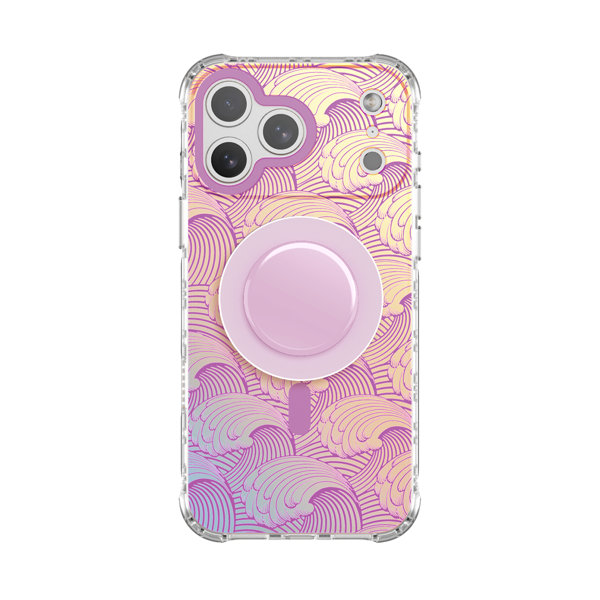 Sea Vibe | Purple MagSafe Phone Case Grip Set