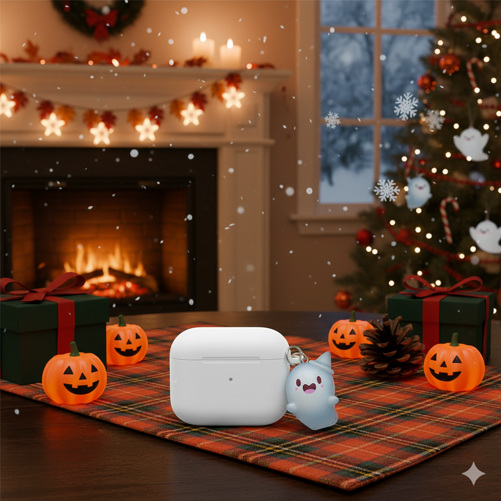 MiniBooGlow | Cute Ghost AirPods Accessory