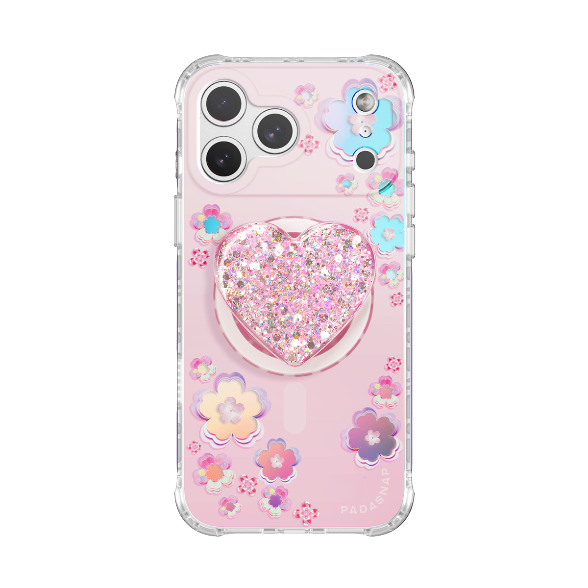 Holo-Sakura MagSafe Phone Case Grip Set