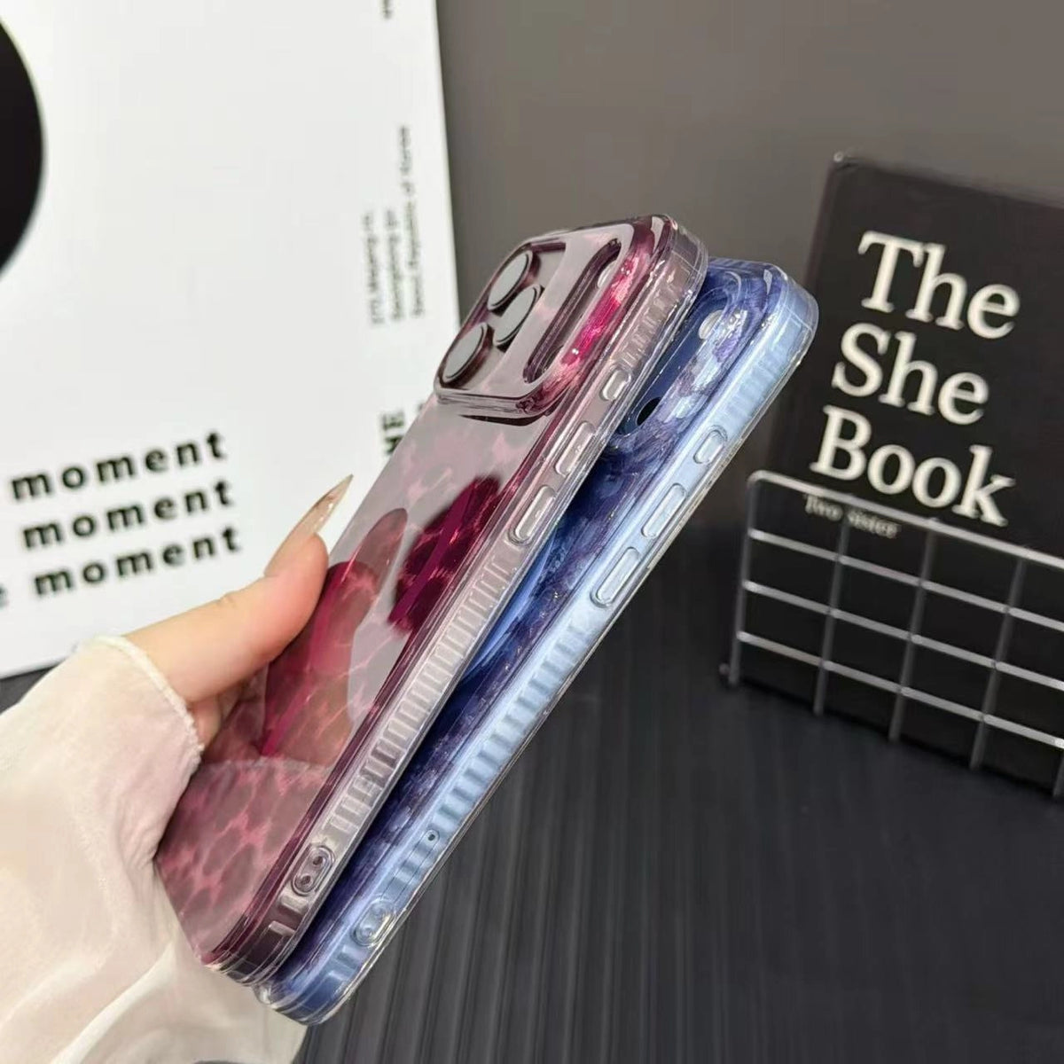 Wild Lilac Leopard MagSafe Phone Case