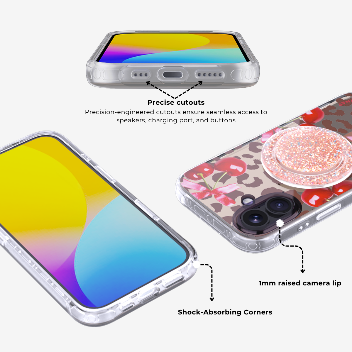 Cherry Luxe | MagSafe Phone Case