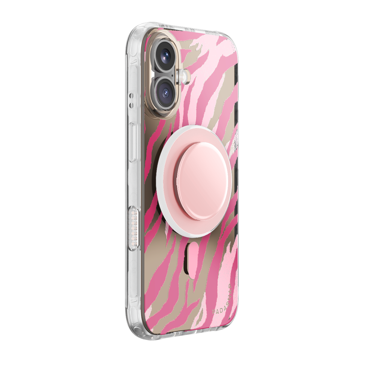 Golden Roar | Pink MagSafe Phone Case Grip Set